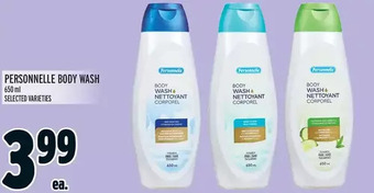 Metro Personnelle body wash offer