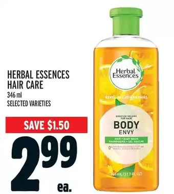 Metro Herbal essences hair care offer