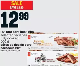 Independent Grocer Pc bbq pork back ribs offer
