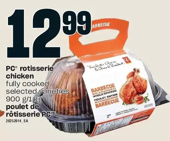 Independent Grocer Pc rotisserie chicken offer