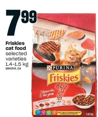Independent Grocer Friskies cat food offer