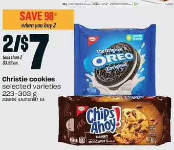 Loblaws Christie cookies offer