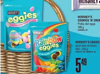 Independent Grocer Hershey's cookies 'n' cream | hershey's eggies offer