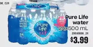 Zehrs Markets Pure life water offer