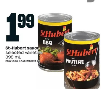 Independent Grocer St-hubert sauce offer