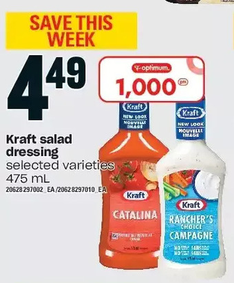 Loblaws Kraft salad dressing offer