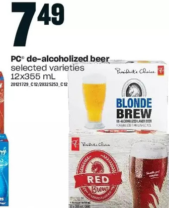 Independent Grocer Pc de-alcoholized beer offer