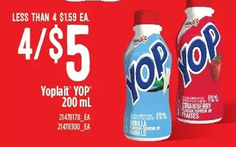 Loblaws Yoplait yop offer