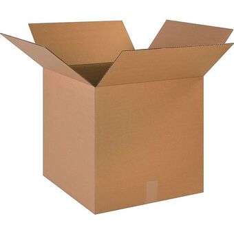 Staples Staples 18 x 18 x 18 brown kraft corrugated shipping carton offer