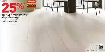 RONA Monument vinyl flooring offer