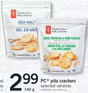 Fortinos Pc pita crackers offer