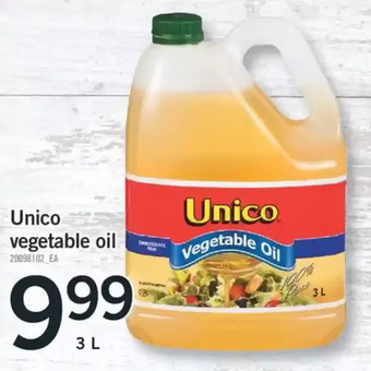 Fortinos Unico vegetable oil offer