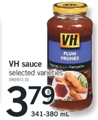 Fortinos Vh sauce offer