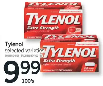 Fortinos Tylenol offer