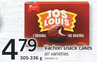 Fortinos Vachon snack cakes offer