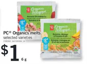 Fortinos Pc organics melts offer