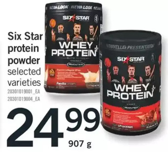 Fortinos Six star protein powder offer