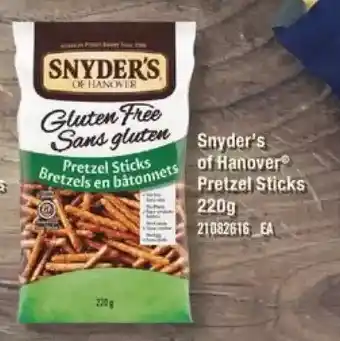 Fortinos Snyder's of hanover pretzel sticks offer