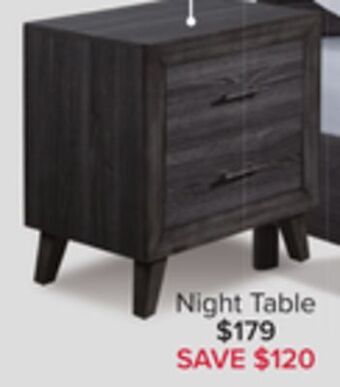 Leon's Miller night table - grey offer