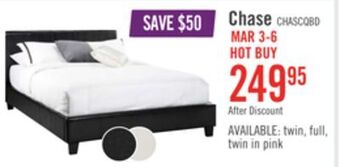 The Brick Chase queen bed - brown offer