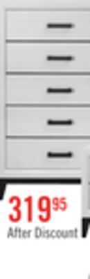 The Brick Kate chest - white offer