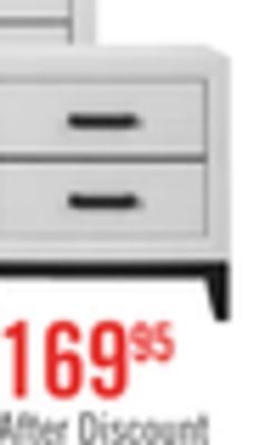 The Brick Kate nightstand - white offer