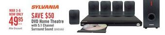 The Brick Sylvania dvd home theatre system with 5.1 ch surround sound - sdvd5060 offer