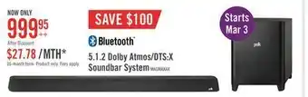 The Brick Polk magnifi max ax soundbar with subwoofer - 300542-01-00-101 offer