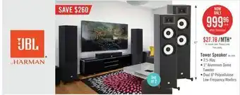 The Brick Jbl stage a190 tower speaker - set of 2 offer