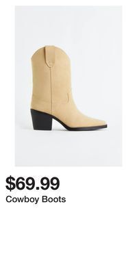 H&M Cowboy boots offer