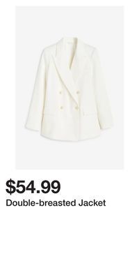H&M Double-breasted jacket offer