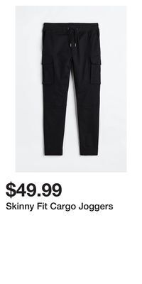 H&M Skinny fit cargo joggers offer