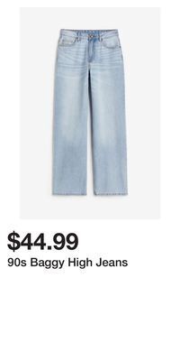 H&M 90s baggy high jeans offer