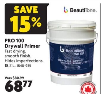 Home Hardware Pro 100 drywall primer offer