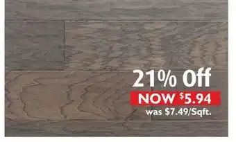 Hardwood Design Centre Hickory steel grey offer