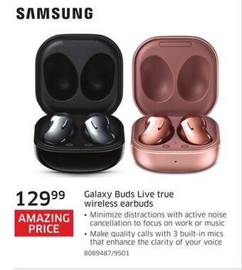 The Source Samsung galaxy buds live true wireless earbuds offer