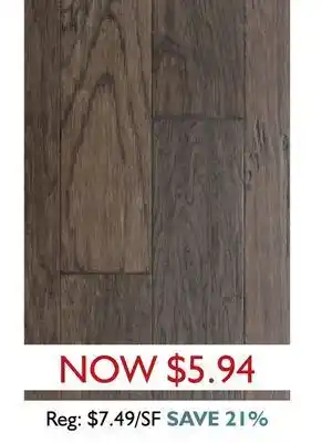 Hardwood Giant Hickory cappochino offer