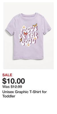 Old Navy Unisex graphic t-shirt for toddler offer