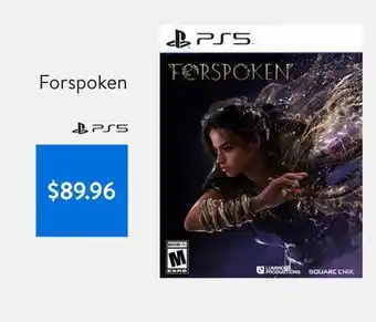 Walmart Ps5 forspoken offer
