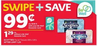 Rexall Scotties facial tissues offer