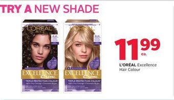 Rexall L'oréal excellence hair colour offer