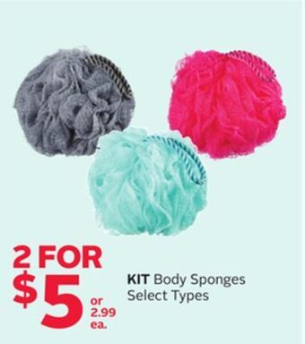 Rexall Kit body sponges offer