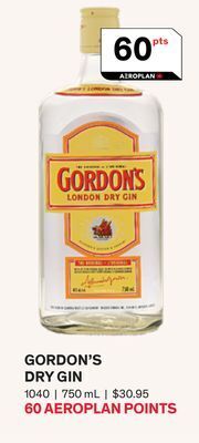LCBO Gordon's dry gin offer
