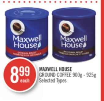 Shoppers Drug Mart Maxwell house ground coffee offer