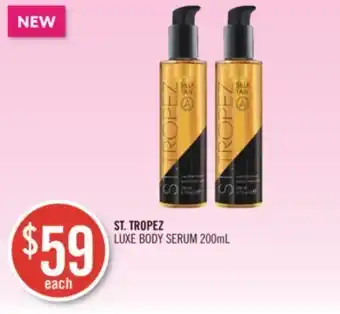 Shoppers Drug Mart St. tropez luxe body serum offer