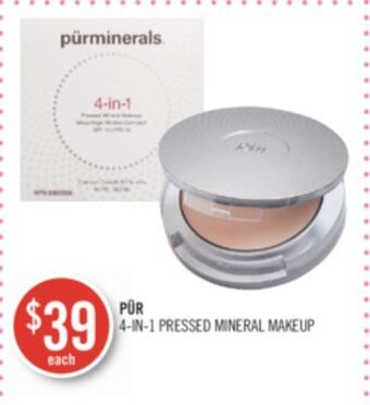 Shoppers Drug Mart Pür 4-in-1 pressed mineral makeup offer