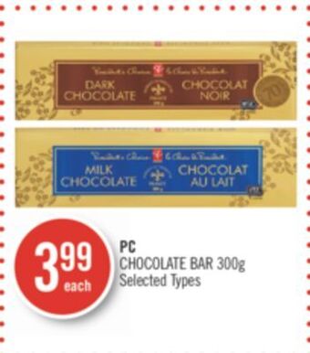Shoppers Drug Mart Pc chocolate bar offer