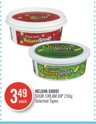Shoppers Drug Mart Heluva good! sour cream dip offer