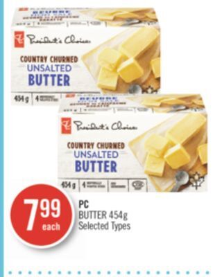 Shoppers Drug Mart Pc butter offer