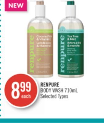Shoppers Drug Mart Renpure body wash offer